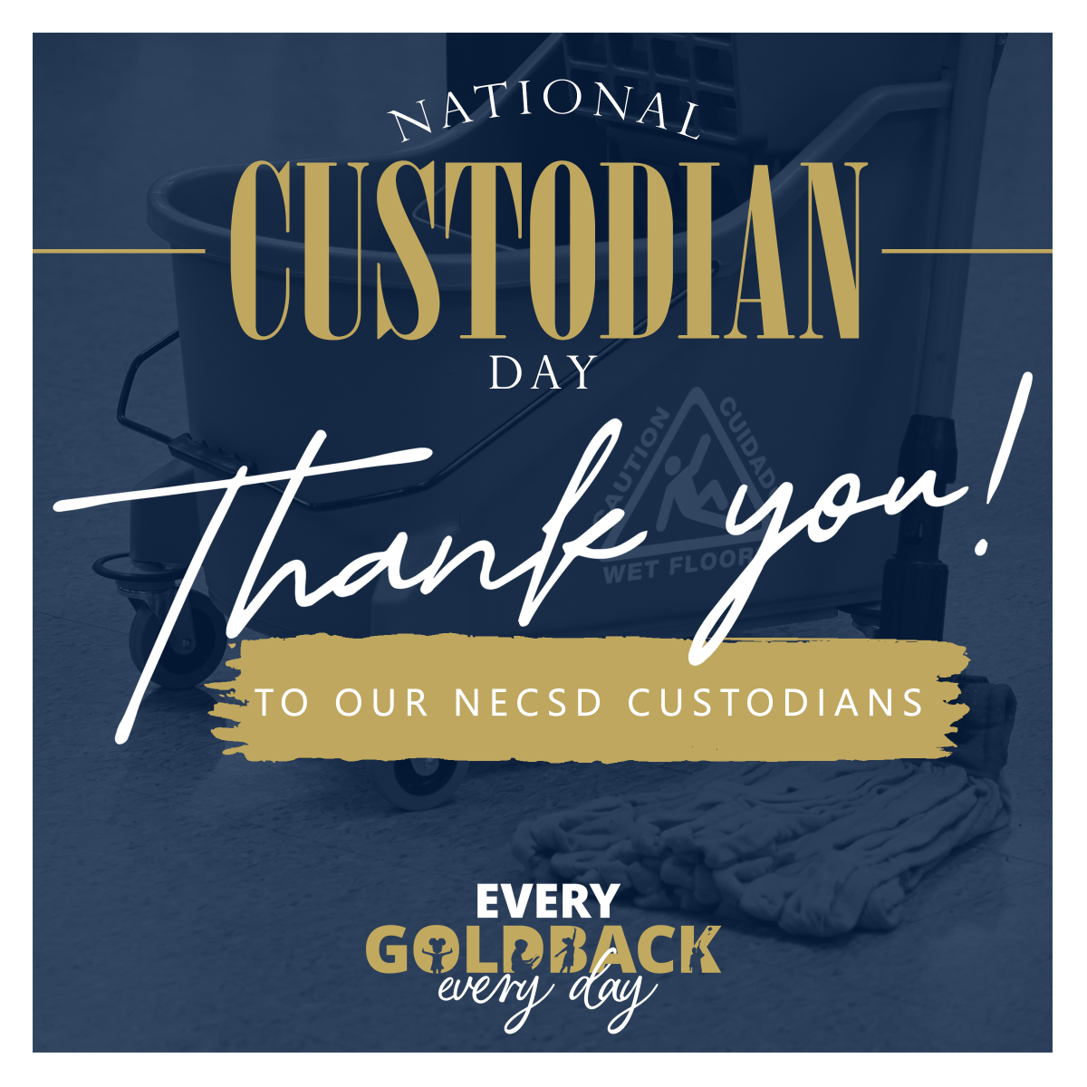 National Custodian Appreciation Day Monday, October 2, 2023 News NECSD